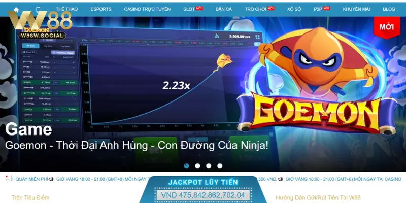 Hệ thống W88 là nền tảng cá cược top đầu châu Á